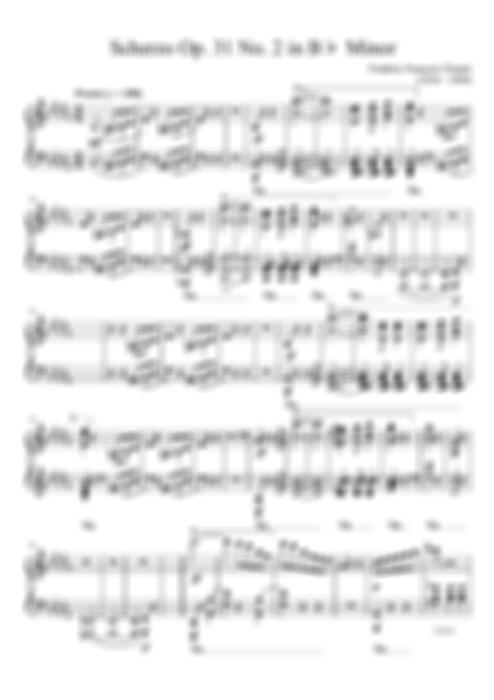 F. Chopin (쇼팽) - Scherzo No.2 In B♭ minor (스케르초 2번) by JUNPIN0