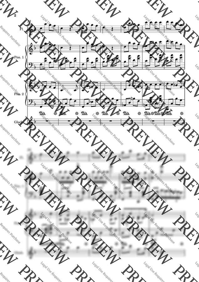 징글벨 [투 피아노와 플루트] by 심플플루트뮤직1