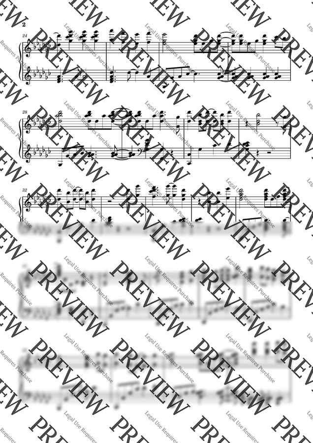 Novelbright - 달맞이꽃(ツキミソウ) 피아노 악보 by 건반윤1