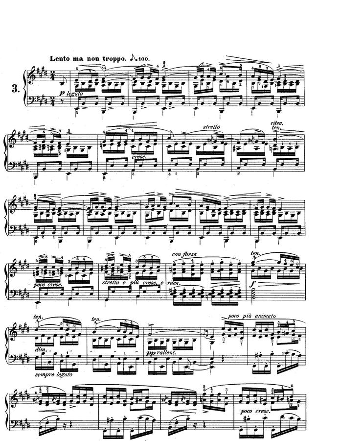 F. Chopin (쇼팽) - Etude Op.10 No.3 (이별곡)