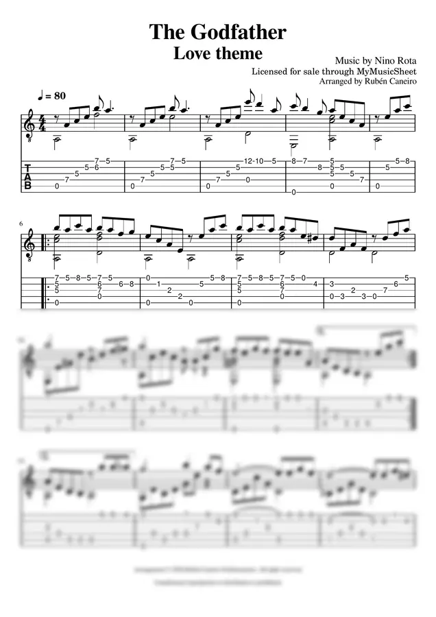 Nino Rota - Love Theme from The Godfather