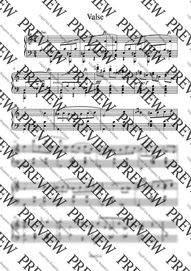 Frédéric Chopin - Waltz in A Minor