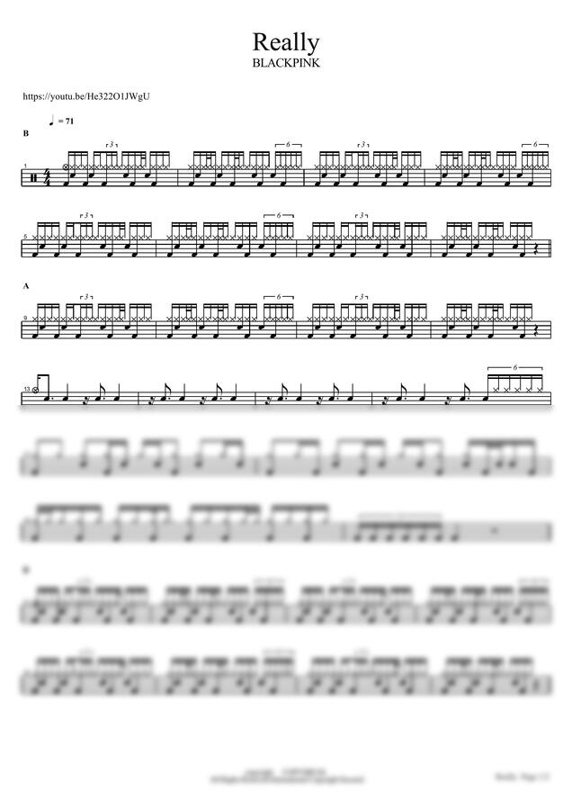 BLACKPINK - Really by COPYDRUM0