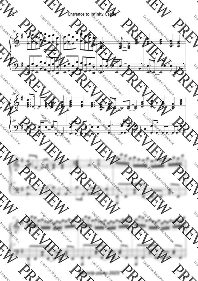 귀멸의 칼날 OST - 무한성 진입 by 모립피아노1