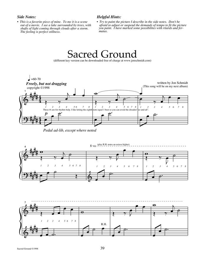 존 슈미트 - Sacred Ground