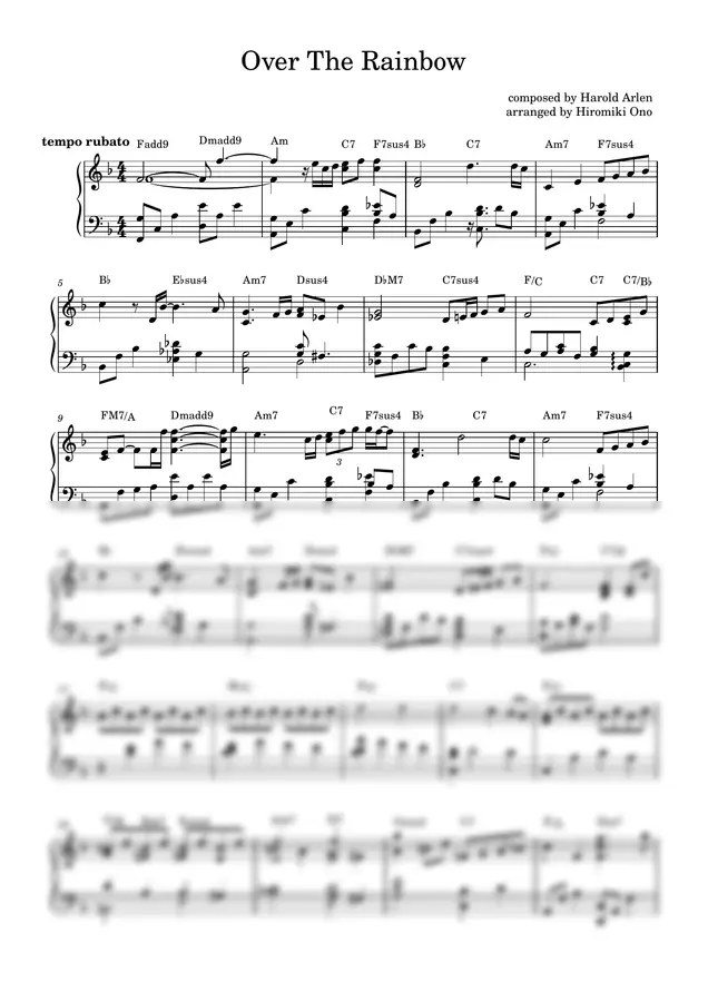Harold Arlen - Over The Rainbow / Keith Jarrett