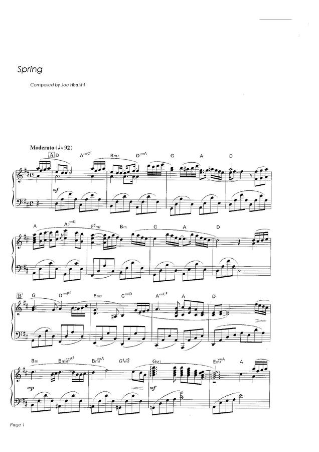 hisaishi joe - spring