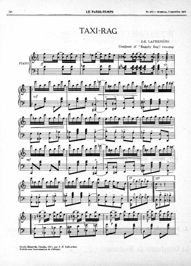 J.B. Lafrenioere - Taxi-Rag