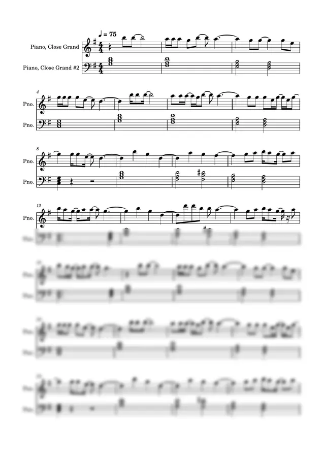 Hillsong Worship - Jesus Lover Of My Soul (PIANO SHEET)