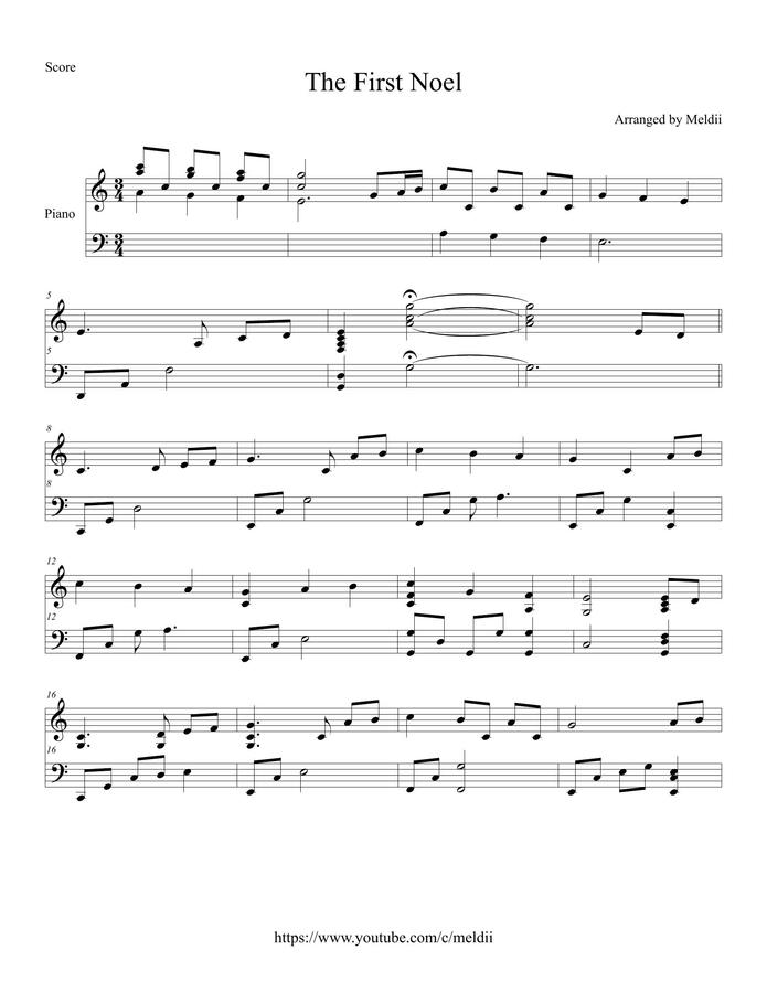 찬송가 123장 - The First Noel (저 들 밖에 한밤중에)