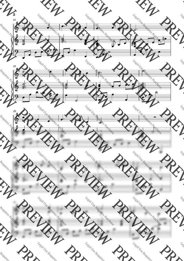 찬송가 109장 - 고요한 밤 거룩한 밤 (Silent Night, Holy Night) (핸드벨 반주악보) by Bellplayer1