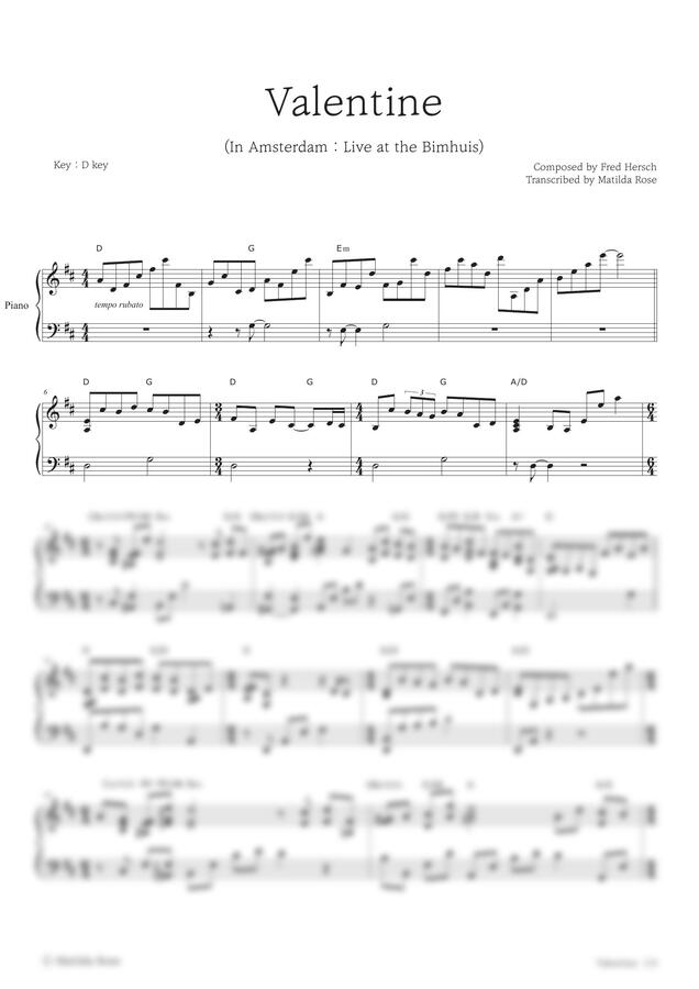 Fred Hersch - Valentine