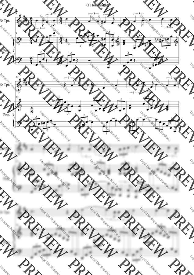 Adolphe Adam - 거룩한 밤 O Holy Night(Bb 트럼펫 &amp; 피아노) by 김경진1