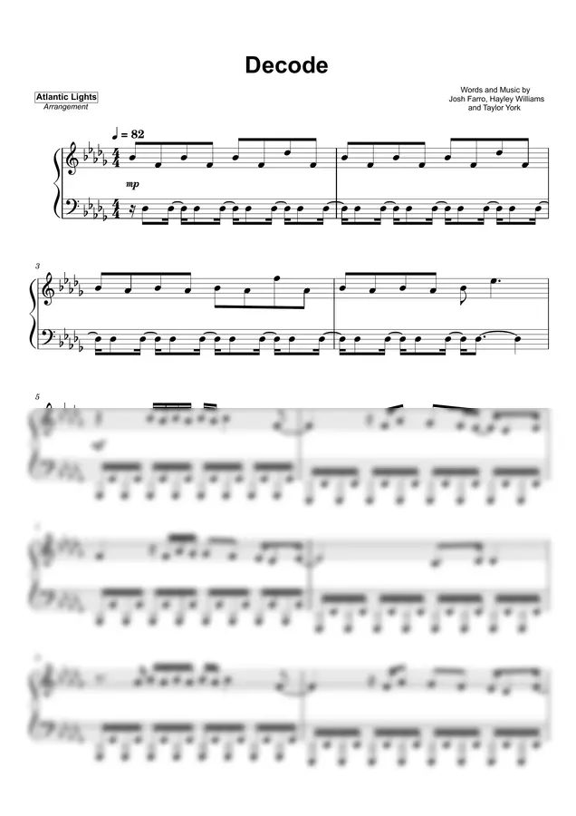 Paramore - Decode