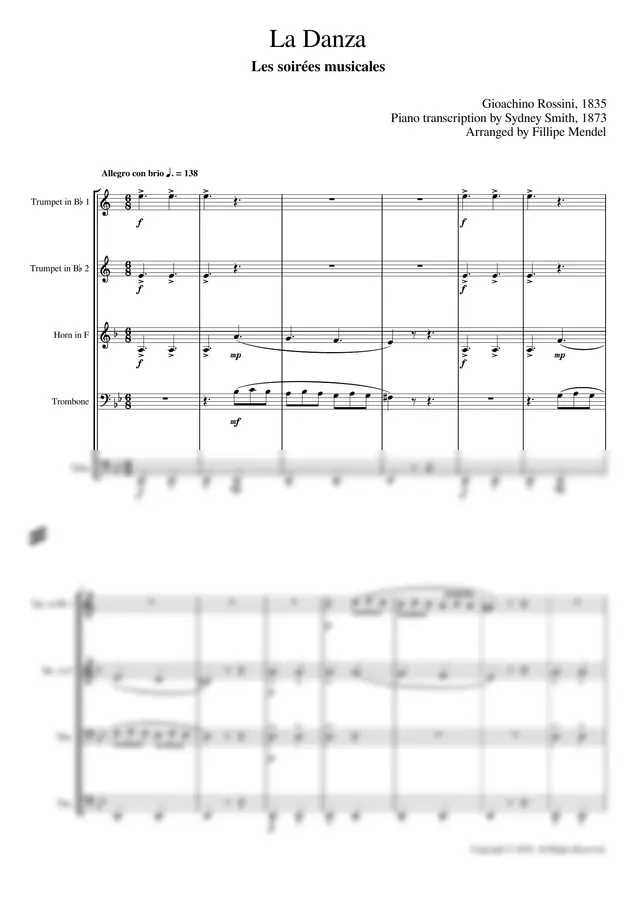 Gioachino Rossini, 1835 - La Danza (Tarantella Napoletana)