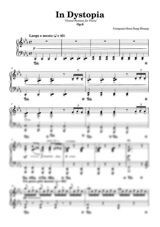 황선용 - 디스토피아에서, Op.6