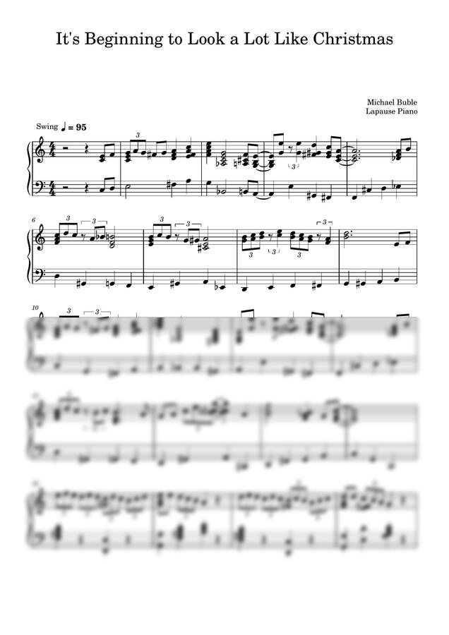 Michael Bublé - It's Beginning to Look a Lot like Christmas (Jazz ver.)