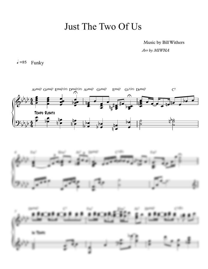 Bill Withers - Just The Two Of Us (Funky Jazz) by MIWHA0