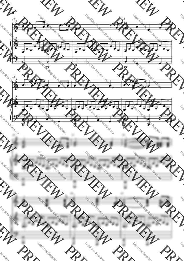 찬송가 622장 - O Holy Night 오 거룩한 밤 (핸드벨과 반주악보) by Bellplayer1