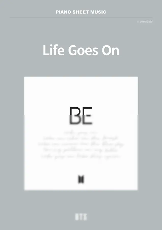 BTS (방탄소년단) ‘Life Goes On’ | Intermediate (중급)