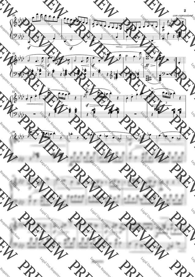 Beethoven Sonata N. 1 In Fa Minore - Spartito Per Pianoforte, Beethoven Klaviersonate Nr. 1 F-moll - Foto 5