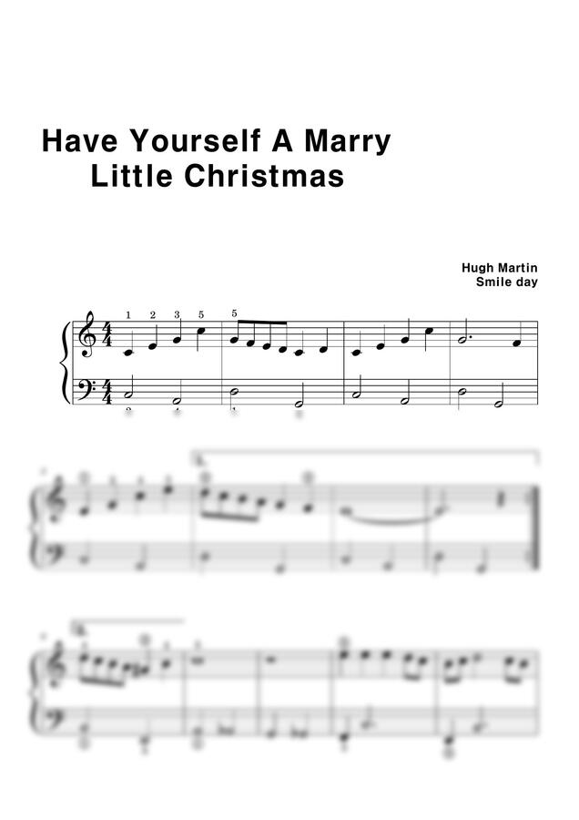 크리스마스캐롤 - Have Yourself A Marry Little Christmas (바이엘4부터) by 스마일데이0
