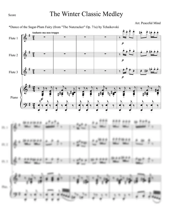 Tchaikovsky, Vivaldi & Waldteufel Arr. Peaceful Mind - The Winter Classic Medley