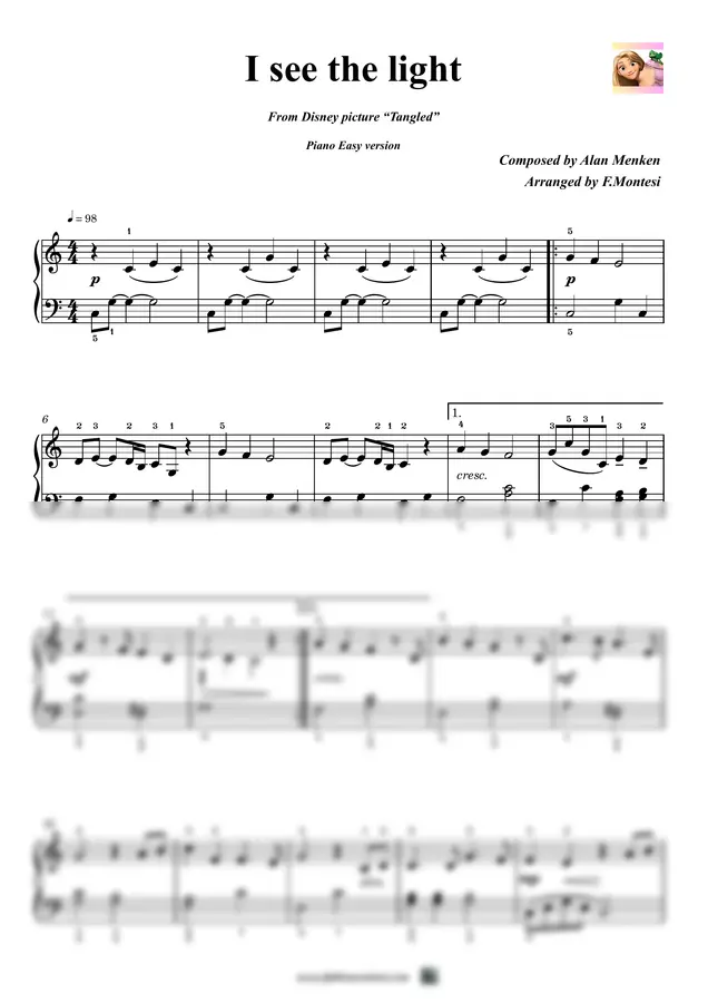 Alan Menken - I see the light