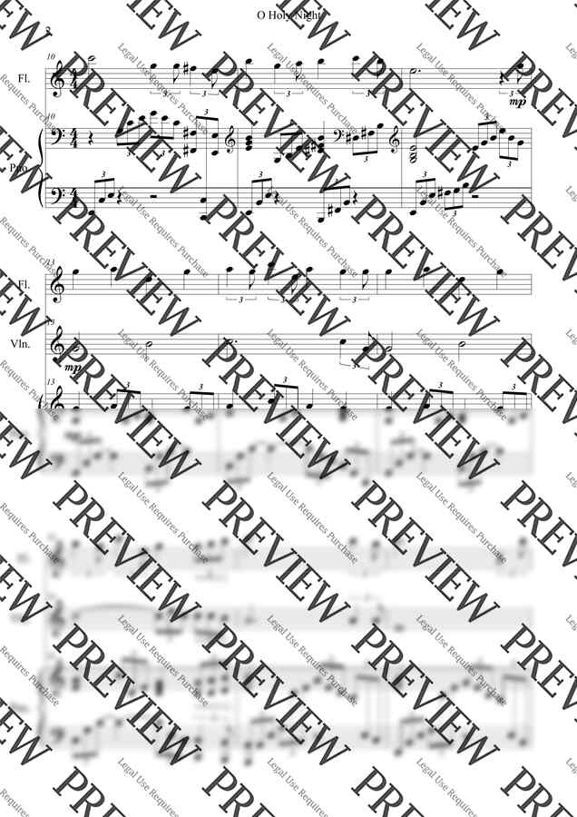 Adolphe Adam - 거룩한 밤 O Holy Night(피아노 트리오)(플루트,바이올린,피아노) by 김경진1