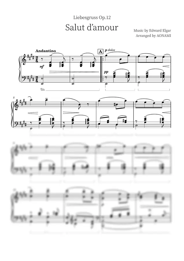 Edward Elgar - Salut d'amour Op.12