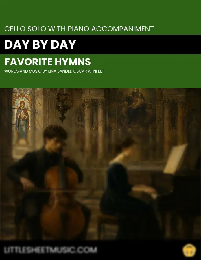 Lina Sandell - Day By Day (Cello Solo with Piano Accompaniment)