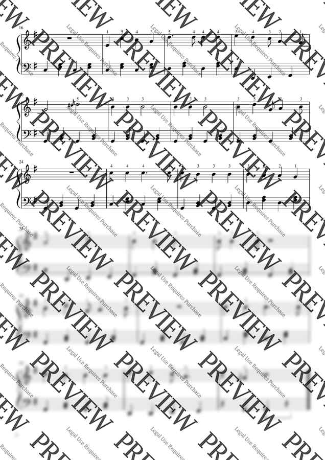 신나는 크리스마스 캐롤 - Jingle Bells 징글벨 (체100.쉬운악보) by 이지피아노1