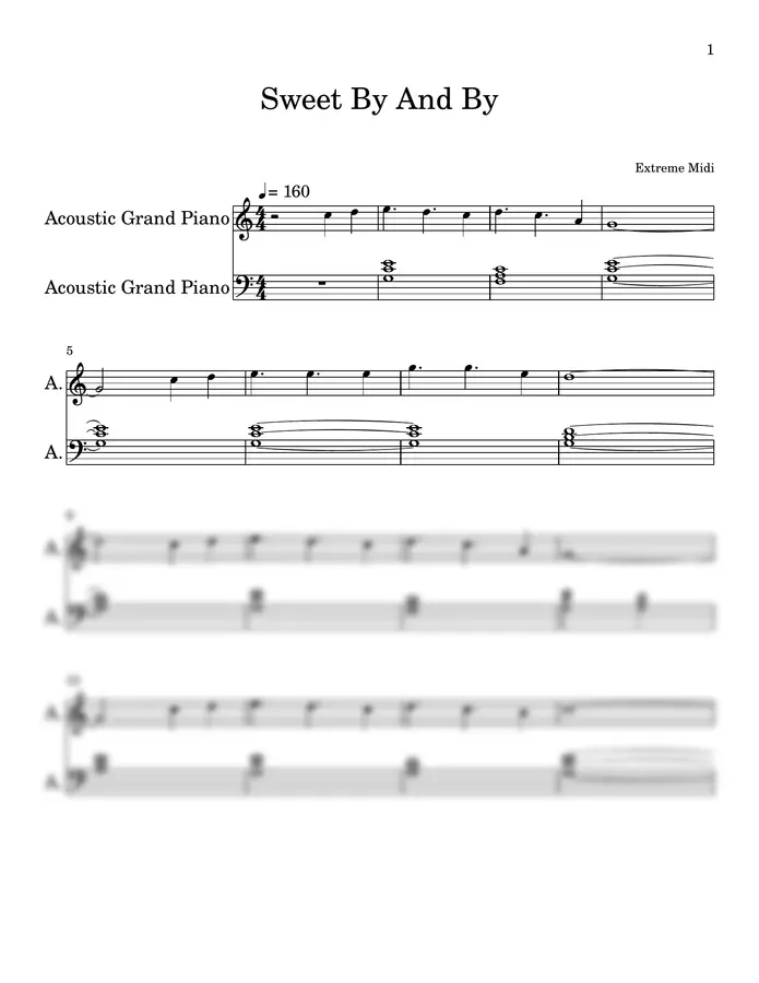 EM - Sweet By And By