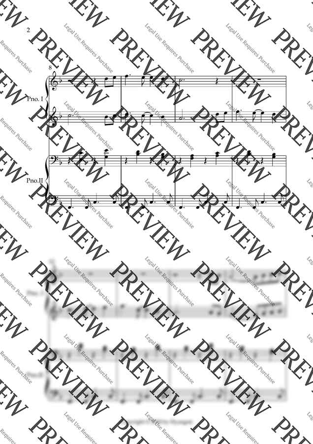 크리스마스 캐롤 메들리 (피아노 4 hands) - 저 베들레헴 작은 골, 아름답게 장식하세 by Hyangmi1