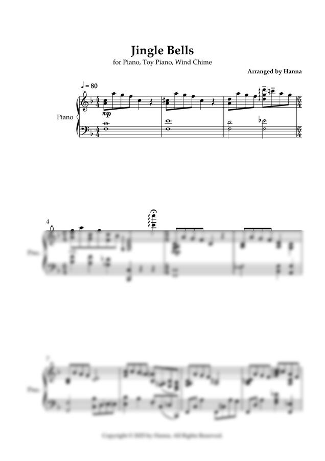 James Lord Pierpont,Jule Styne, 전통민요 - 🎁Jingle Bells Medley(크리스마스 메들리 3곡 모음) (Vn,Pf,Toy) by 한나0