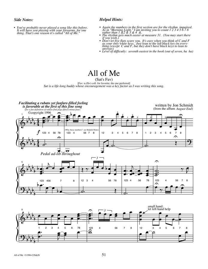 Jon Schmidt - All of me0