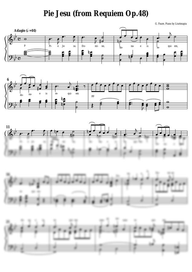 G Faure Pie Jesu Requiem Op 48 OST By Lisztmapia g-faure-pie-jesu-requiem-op-48-ost-by-lisztmapia