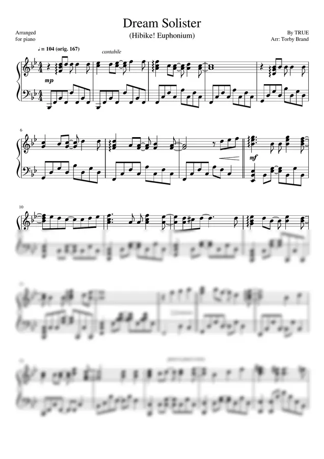 TRUE - Dream Solister (Hibike Euphonium)