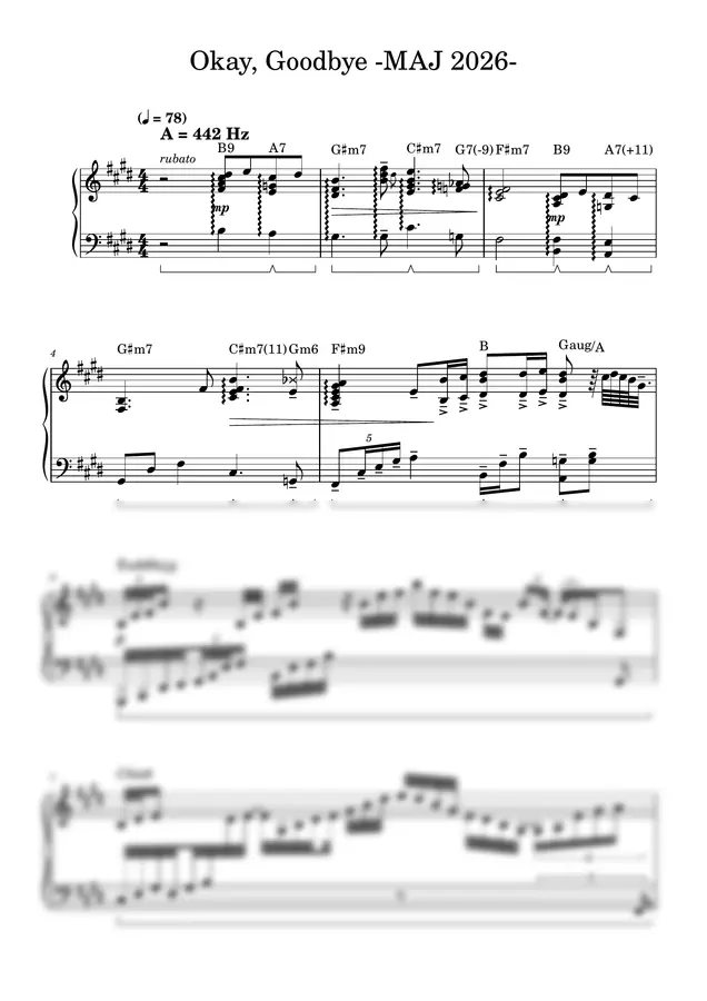 Fujii Kaze - Okay, Goodbye -MAJ 2026-