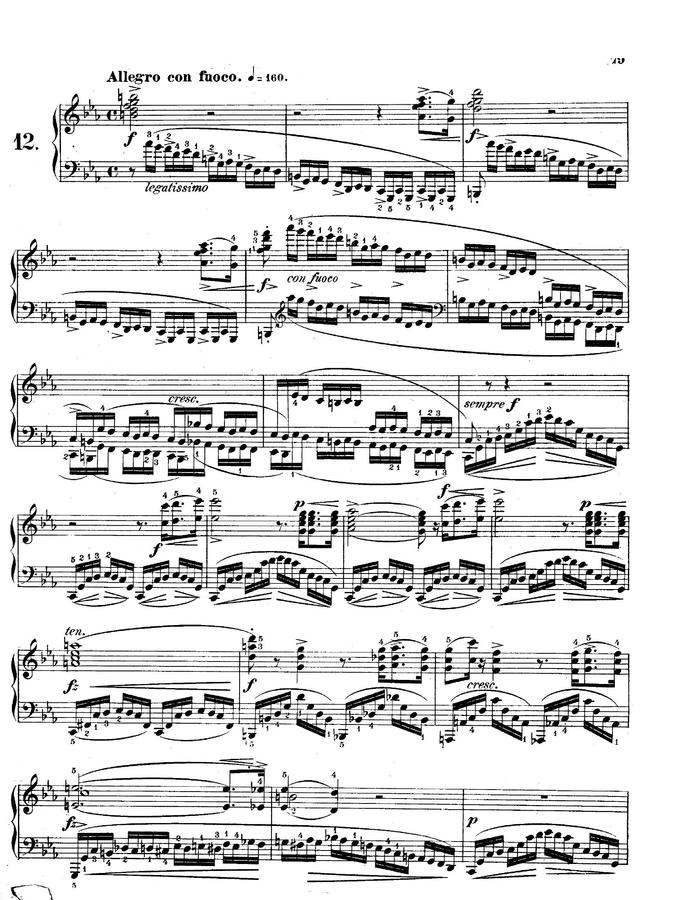 F. Chopin (쇼팽) - Etude Op.10 No.12 (혁명) 