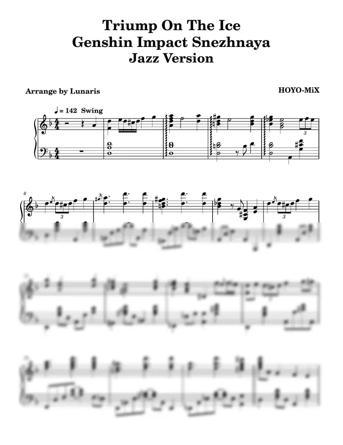 Genshin Impact - Jazz Version-Triump On The Ice