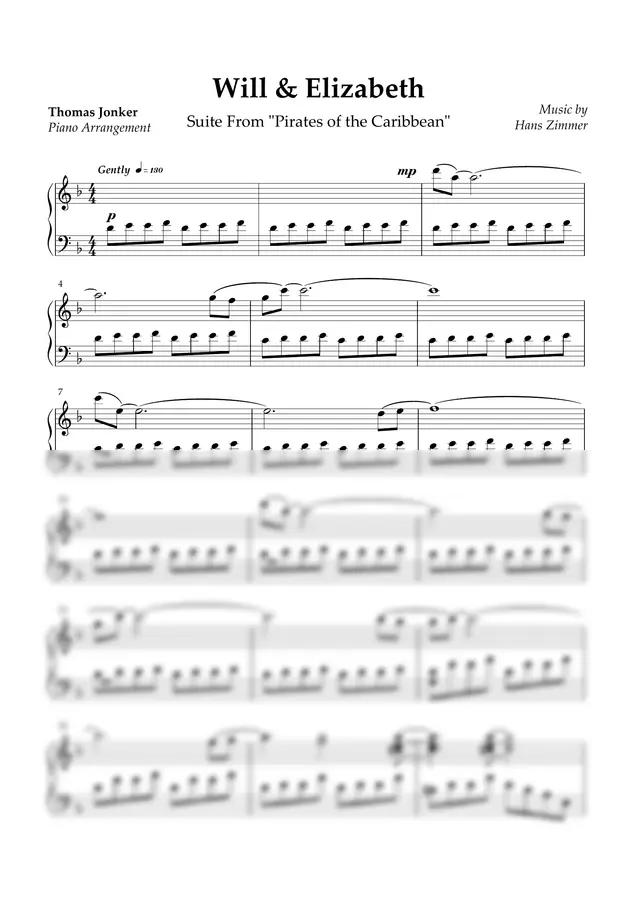 Hans Zimmer - Marry Me / One Day (Love Suite From "Pirates of the Caribbean")