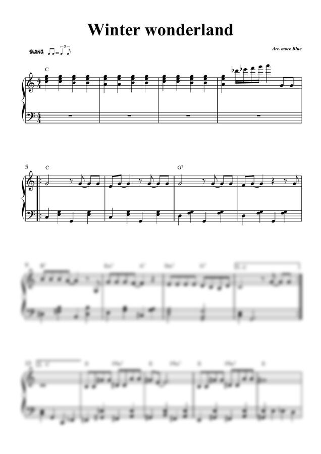 Winter Wonderland (Easy) by 더블루0