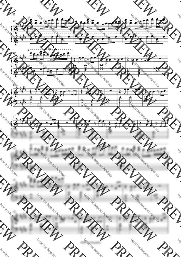 날씨의 아이 OST - Grand Escape (원곡ver.) by 햅삐악보1