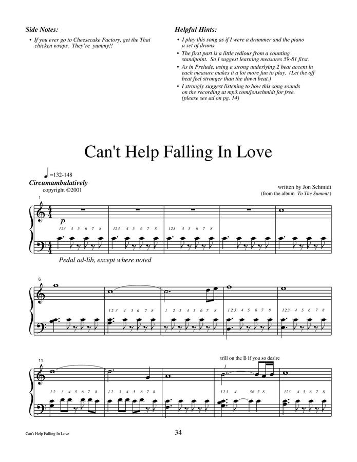 Jon Schmidt - Can't Help Falling in Love