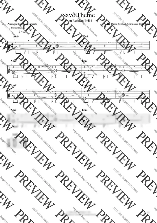 From Resident Evil 4 - Save Theme