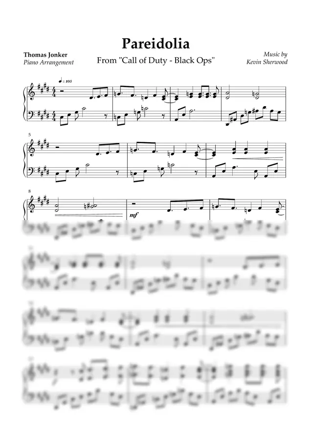 Kevin Sherwood - Pareidolia (Zombies Theme From "Call of Duty - Black Ops")