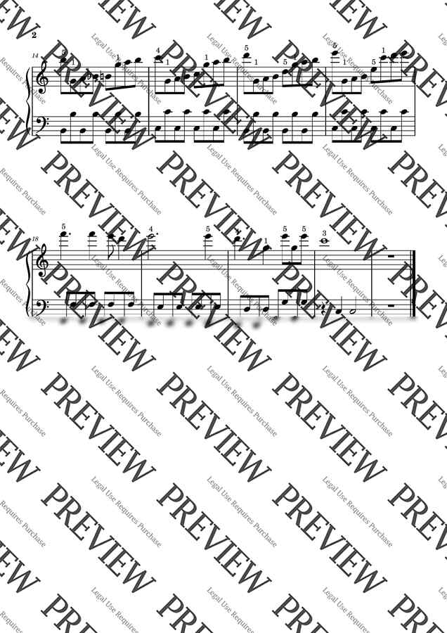 Tadashi Kimijima - 버블 보블 Bubble Bobble 다장조 악보 (바이엘3권 이상수준) by 안예희1