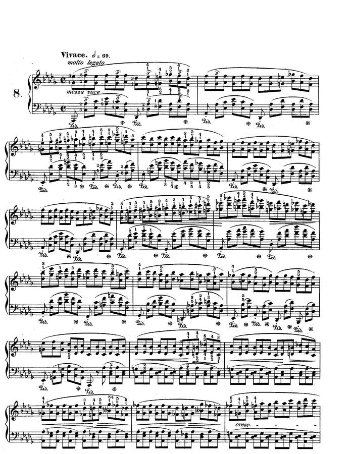 F. Chopin (쇼팽) - Etude Op.25 No.8 (고양이 꼬리)0
