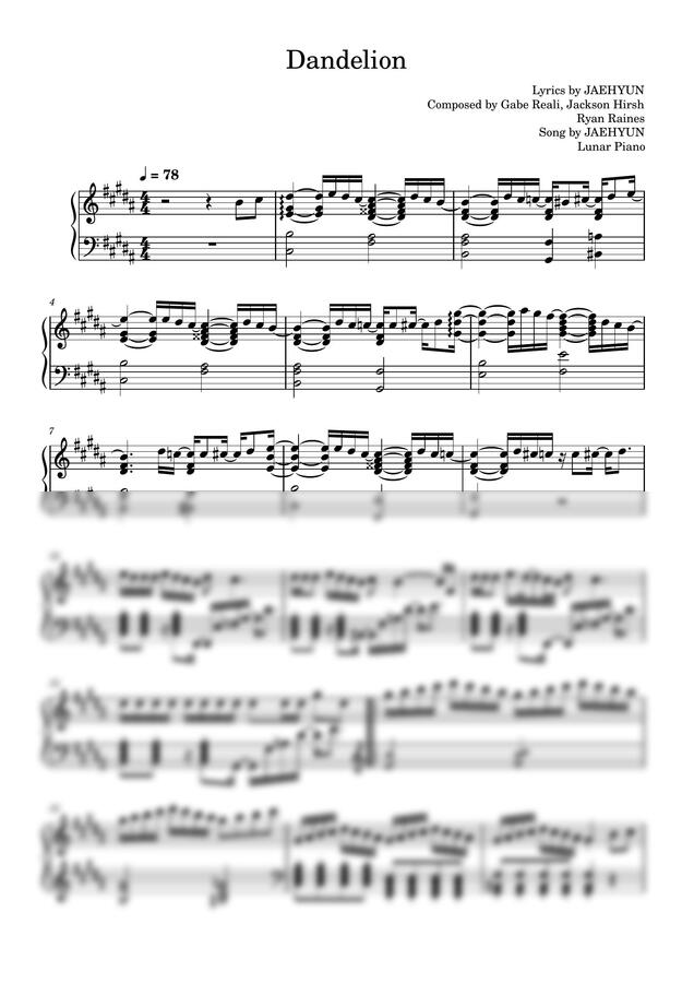 재현 (NCT) - Dandelion by Lunar Piano0